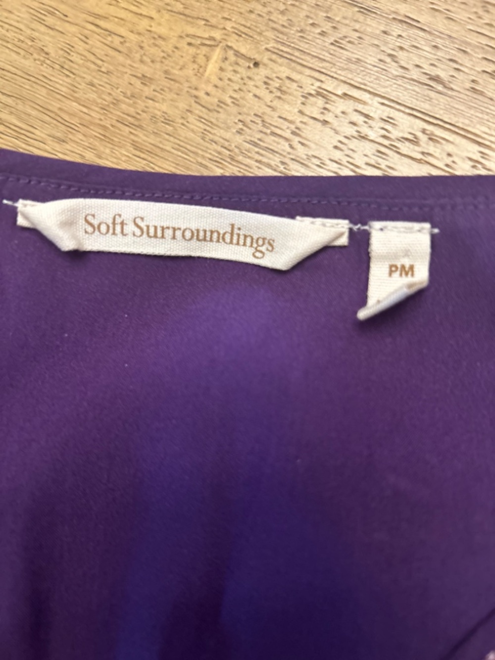 Soft Surroundings Embellished Tunic, Size Petite Med. - Picture 4 of 5